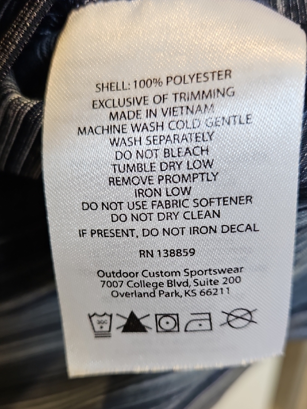 Columbia Golf Men's Striped Polo with Virginia Cavaliers Logo, XL - Picture 5 of 10